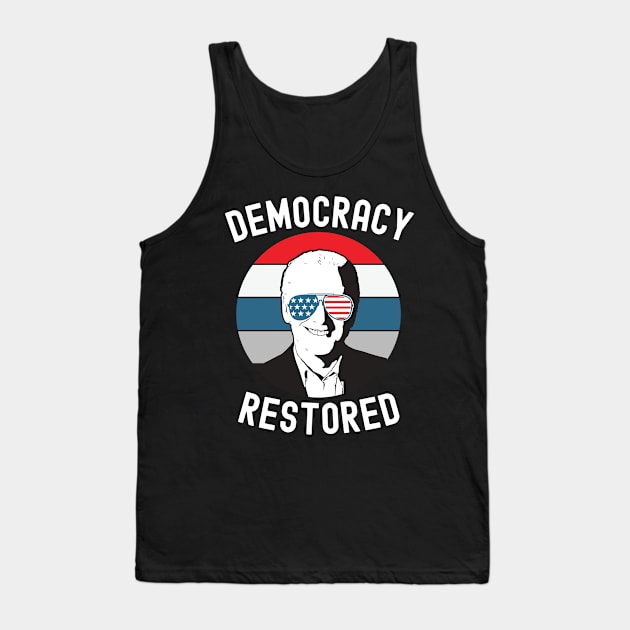 Democracy Restored Tank Top by BlueSkyGiftCo